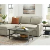 Signature Design By Ashley Kerle Fog Sectional With Pop-Up Bed -Storage supplies store combo870003