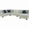 Signature Design By Ashley Lowder Stone 5-Piece Sectional With Right-Facing Chaise -Storage supplies store combo870013