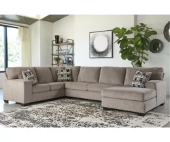 Signature Design By Ashley Ballinasloe Platinum Gray Sectional -Storage supplies store combo880002 2