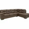 Signature Design By Ashley Maderla Brown Faux Leather Sectional -Storage supplies store combo910004