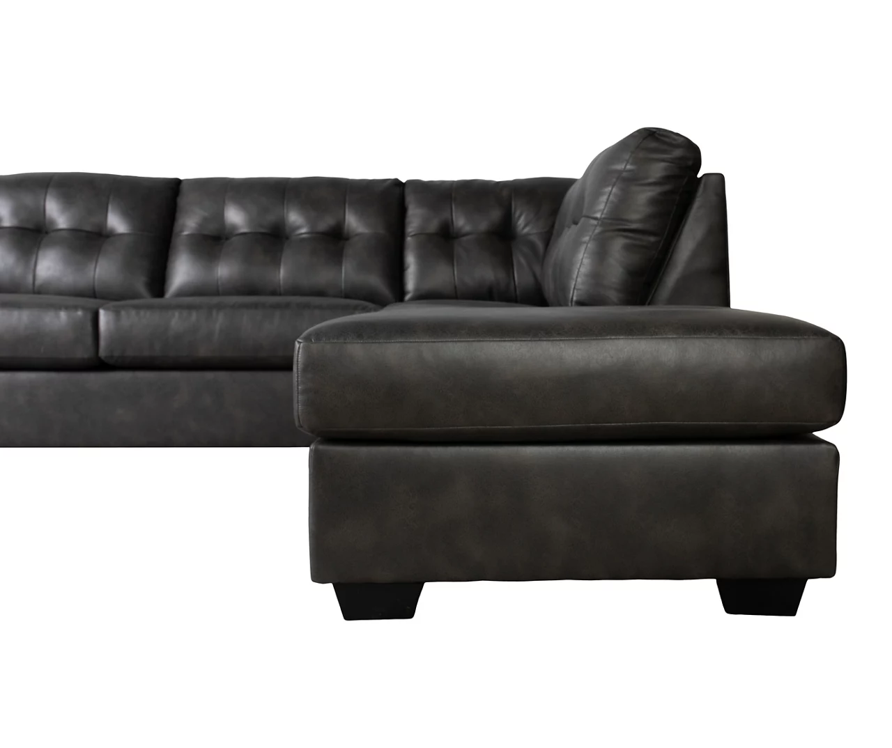 Signature Design By Ashley Battstone Steel Faux Leather Sectional 9 Signature Design By Ashley Battstone Steel Faux Leather Sectional - Image 7