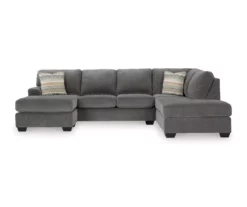 Broyhill Glynn-Cove Iron Sectional -Storage supplies store combo980199 1