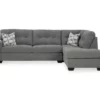 Signature Design By Ashley Highland Falls Gray Sectional -Storage supplies store combo980201